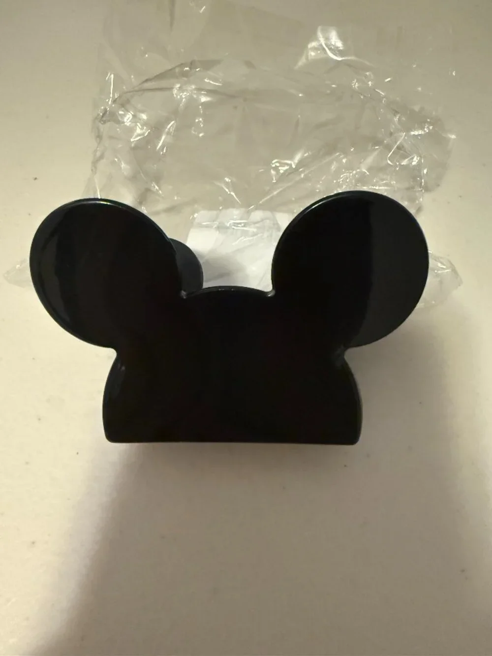 Mickey Head Shaped Claw Clip Hair Accessory - Black